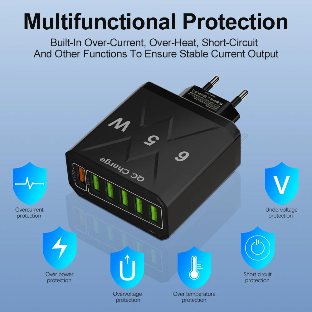 Ultimate 6-Port Fast ChargerTM