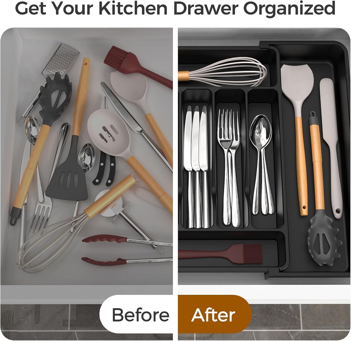 Premium Expandable Cutlery Organizer™