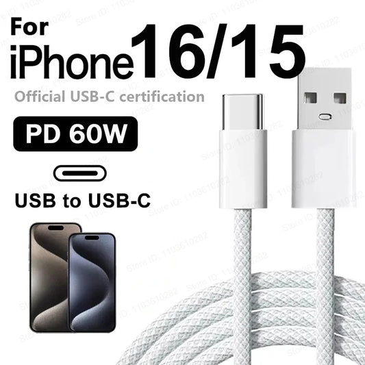Lightning-Fast 60W USB-C Charging Cable™